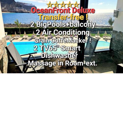 OCEANFRONT DELUXE-45m,TRANSFE R-inc ! 2 Big POOLs,2AirCondition, 2TV-65",DISHWASHER,Lift,Amadores View !