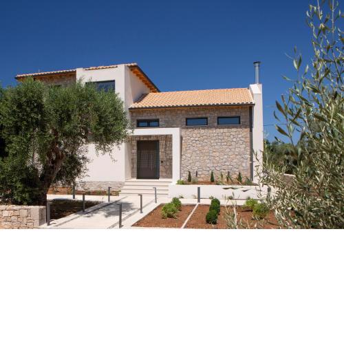 Olive green villas