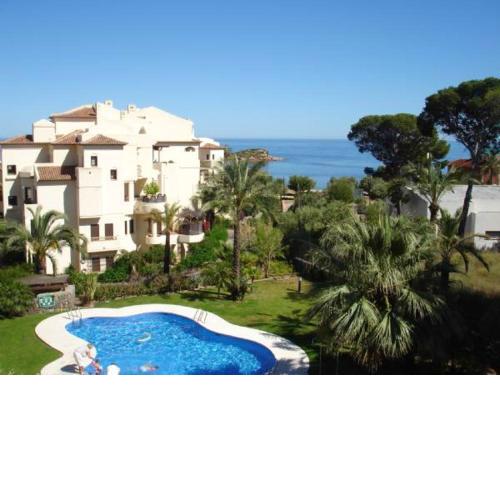 One bedroom appartement at Altea 100 m away from the beach with sea view shared pool and terrace