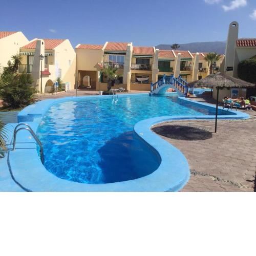 One bedroom appartement at Costa Adeje 800 m away from the beach with sea view shared pool and furnished balcony