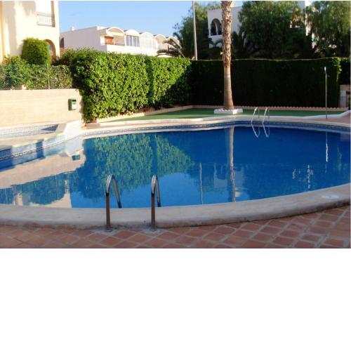 One bedroom appartement at Mazarron 400 m away from the beach with sea view shared pool and furnished terrace