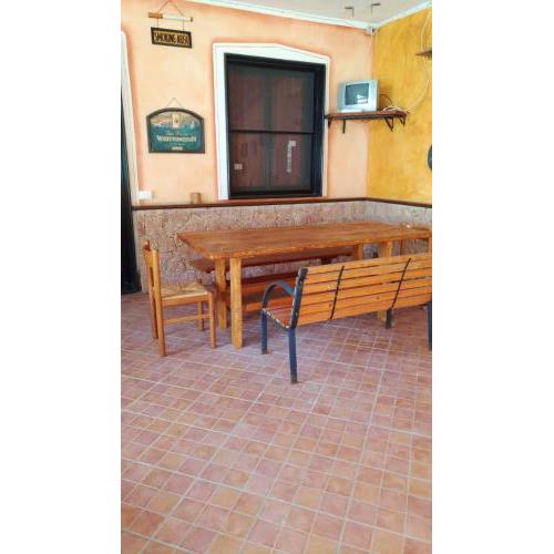 One bedroom appartement with furnished terrace and wifi at Santa Maria Coghinas 5 km away from the beach