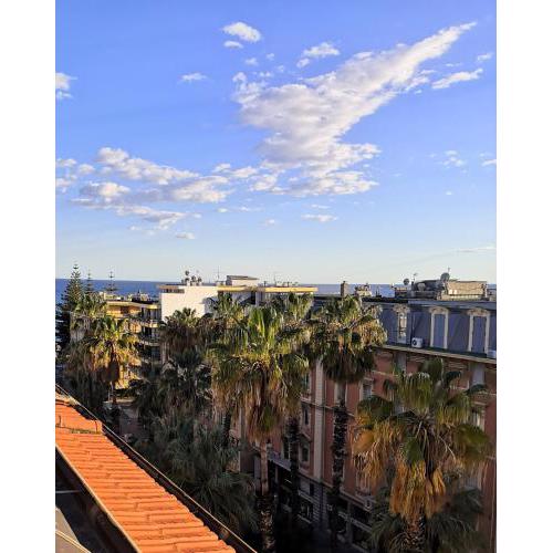 One bedroom appartement with sea view and wifi at Sanremo