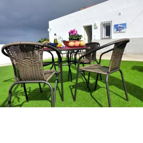 One bedroom appartement with sea view furnished terrace and wifi at La Orotava 4 km away from the beach