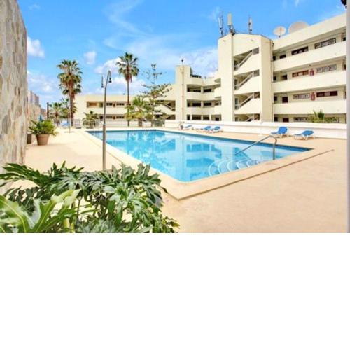 One bedroom appartement with sea view shared pool and balcony at Puerto de Santiago 1 km away from the beach