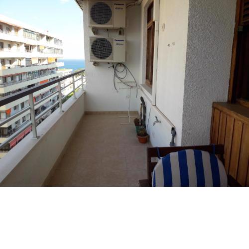 One bedroom appartement with sea view shared pool and terrace at Torremolinos 1 km away from the beach