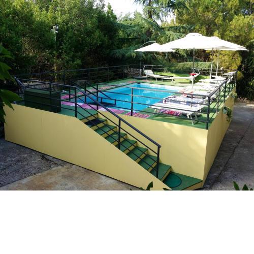 One bedroom appartement with shared pool furnished balcony and wifi at Modica