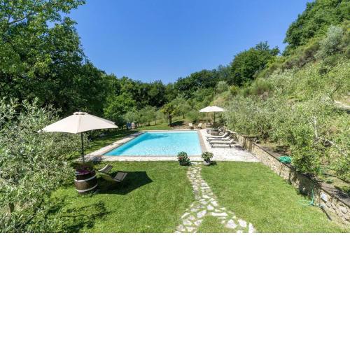 One bedroom appartement with shared pool furnished terrace and wifi at Montepulciano