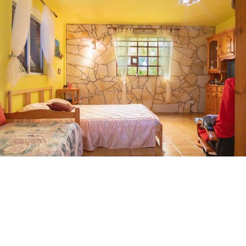 One bedroom house with enclosed garden and wifi at Vallehermoso 3 km away from the beach
