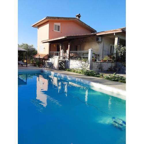 One bedroom villa with shared pool and enclosed garden at Augusta 8 km away from the beach