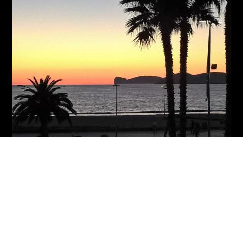 Orange Sunset, seaview & beach front