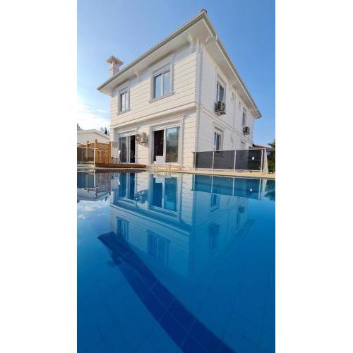 orman manzaralı havuzlu villa