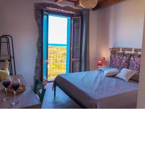 panoramic ROOMS Fora e ' Muros with sea view common terrace , Ammentos Posada