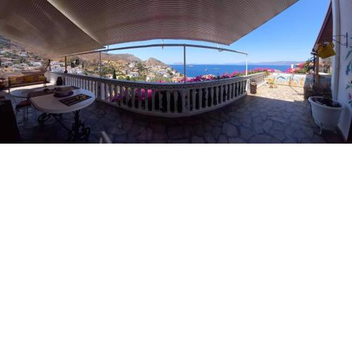 Panoramic Views Home in Hydra, Greece