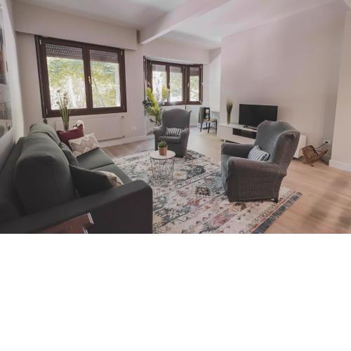 Park view beautiful apartment Bilbao