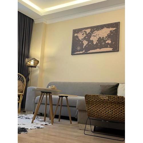 PARTIAL BOSPHORUS VIEW CUTE FLAT 4 PEOPLE TAKSIM