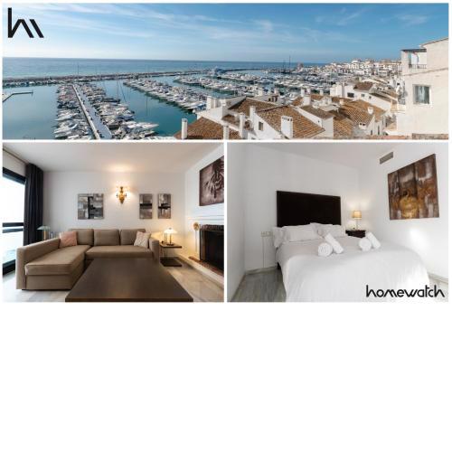 Penthouse in Puerto Banus with sea and marina views