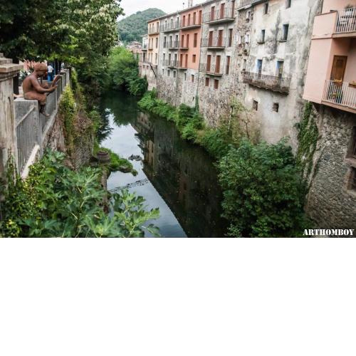 Pescallunes - Idílico apartamento a la orilla del río Brugent