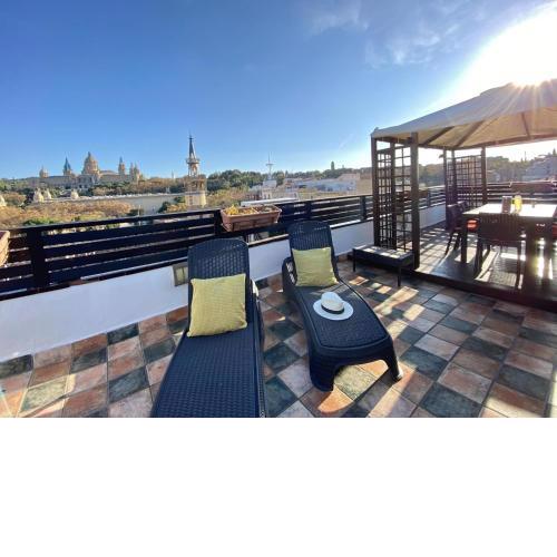 Plaza españa penthouse