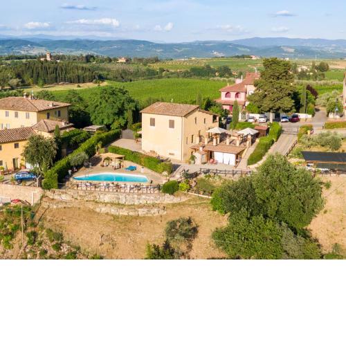 Podere Vergianoni con piscina e vista mozzafiato