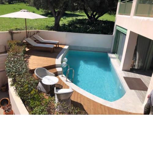 Pogonia, spacious apartment by the sea with private pool