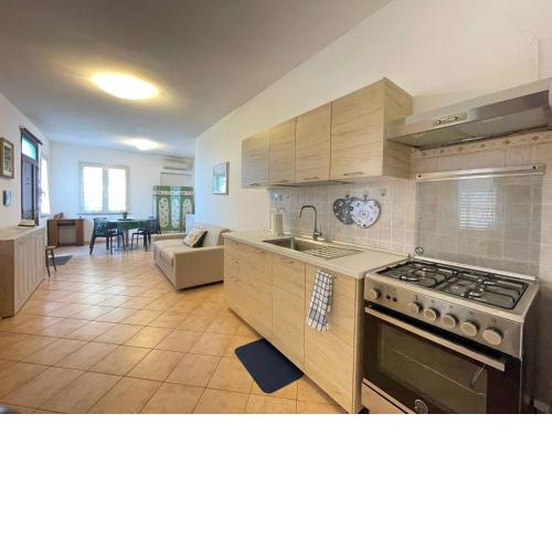 Portion of villa with garden, about 1km from the beach