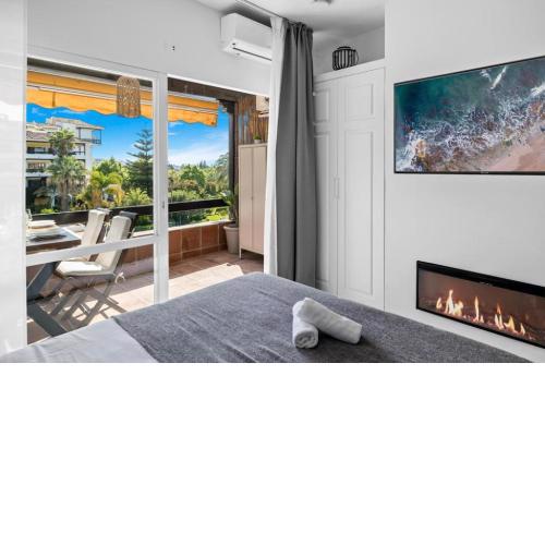 Precioso estudio con vistas al mar