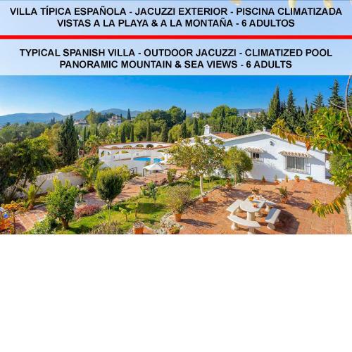 Private Heated Pool, Jacuzzi & 1225m2 garden in Villa Cipreses