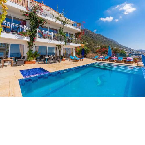 Private Pool Villa with Stunning View in Antalya, Kaş - Awz194