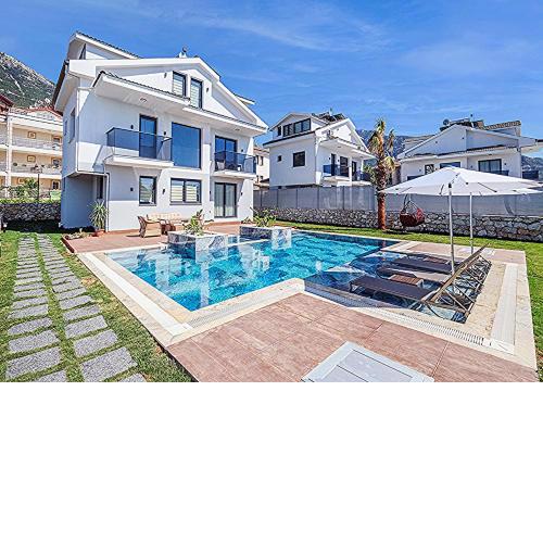 Private Pool with Jacuzzi Villa for 8 People in Fethiye, Ölüdeniz -Awz103