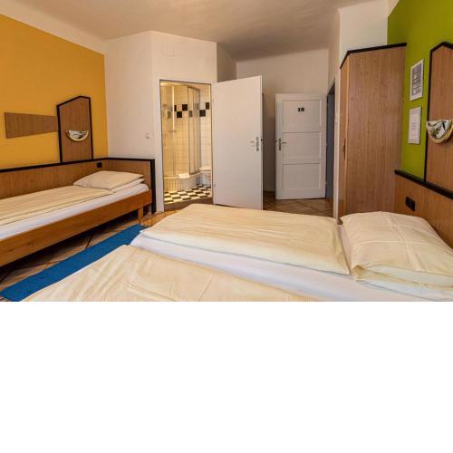 Private triple bed room with bathroom