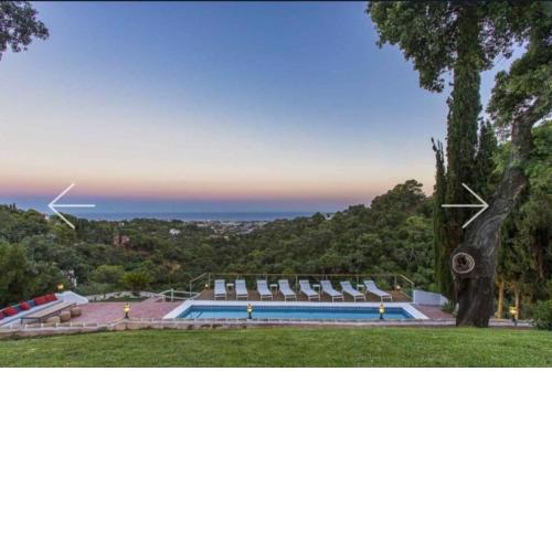 Private villa with panoramic views.