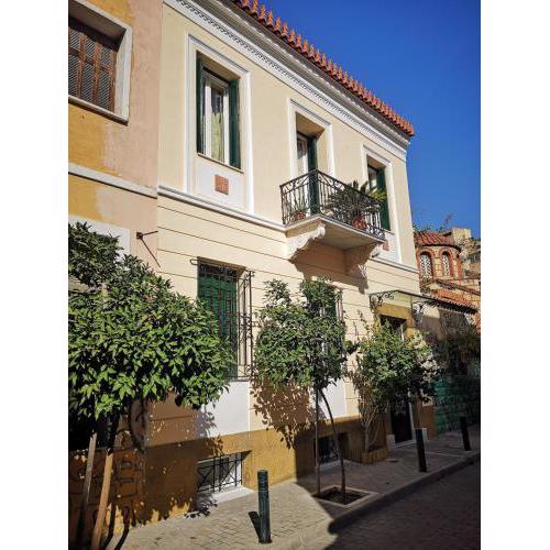 Psyri Neoclassical House with Yard