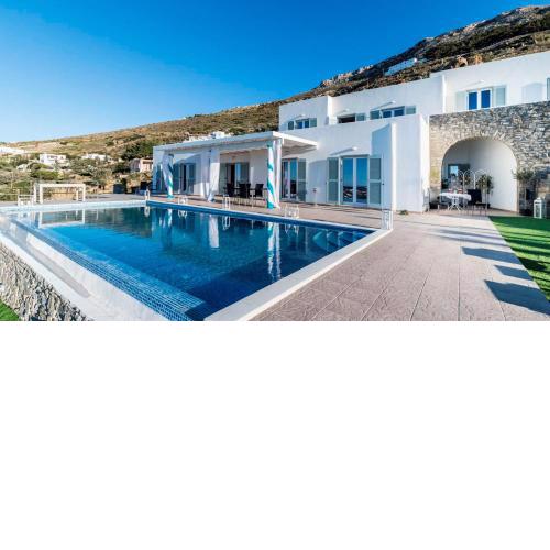 Quality Brand Villas 6BR Magnificent Private Monaco Villa Paros, Large Infinitive Pool, Amazing Views