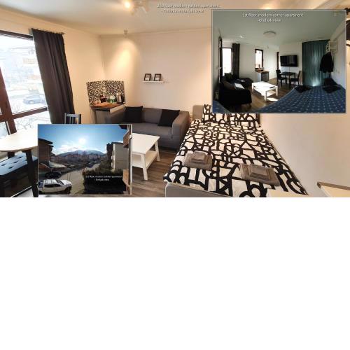 Refurbished studios, mountain view balconies, minutes from gondola