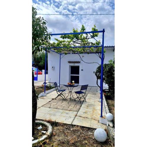 Rhodes blue cottage