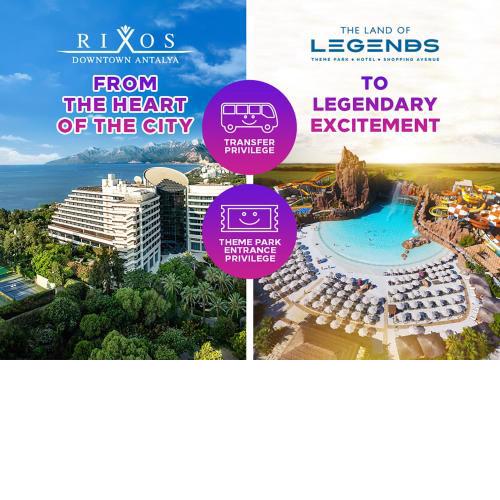 Rixos Downtown Antalya All Inclusive - The Land of Legends Access