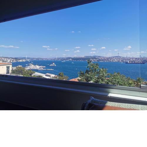 Rooftop with full panoramic Bosphorus view