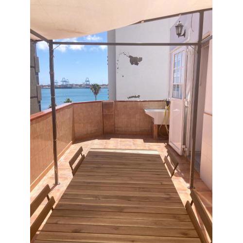 Rooftop with private terrace and seaview