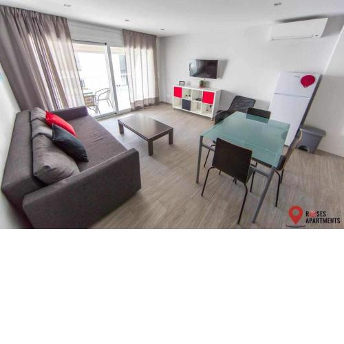 Roses Apartments Estudio 2 vista mar lateral