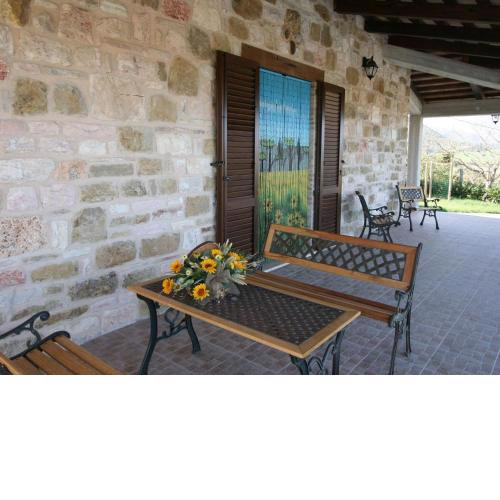 Scenic holiday home in Cagli with roofed terrace and bbq