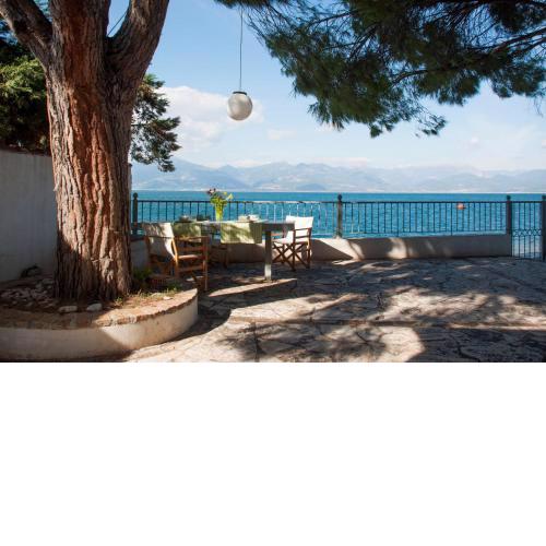 Sea front house on the beach, Peloponnese