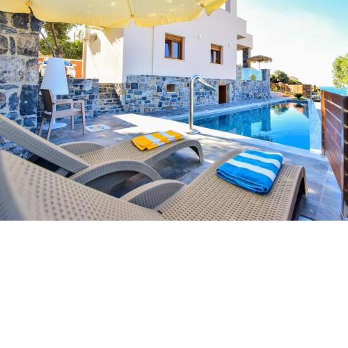 Sea Front Panorama Villa Private Pool