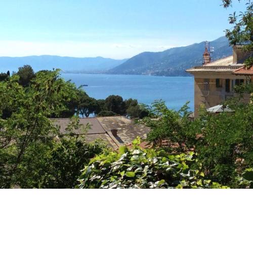 Sea view apartment with private garden