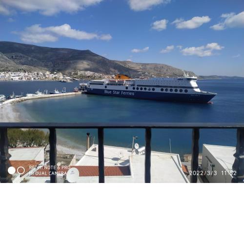 Sea view house with loft at Kalymnos port