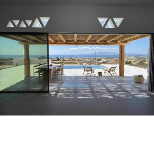 Sea View Villa in Naxos with private pool-Oskelos