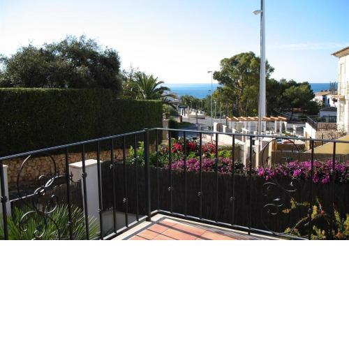 Sea-view villa with shared pool