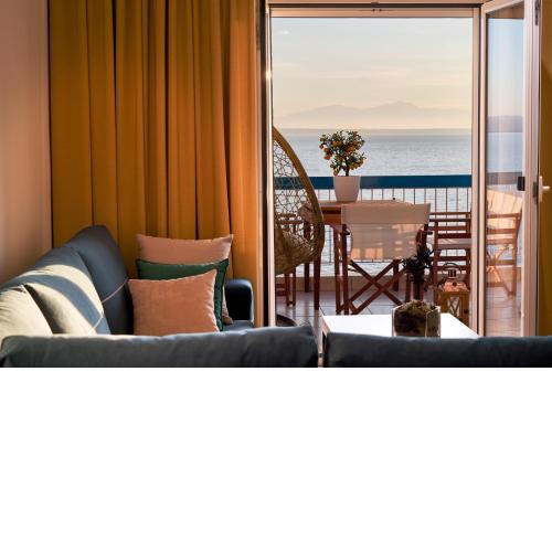 Seafront Luxury President Suite Aegean Sunset