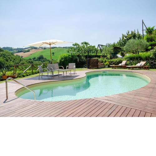 Serene Holiday Home in Urbino with Private Pool