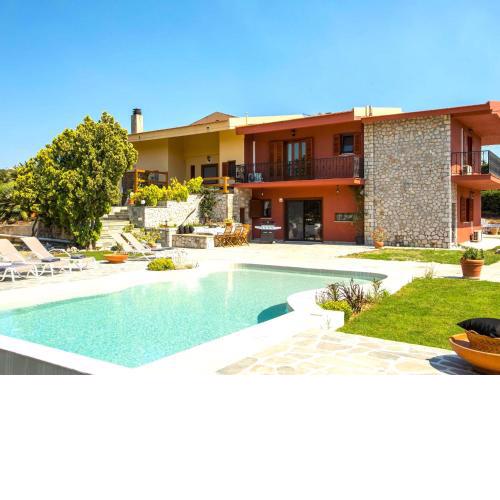 Spacious holiday home in Koskinou with garden
